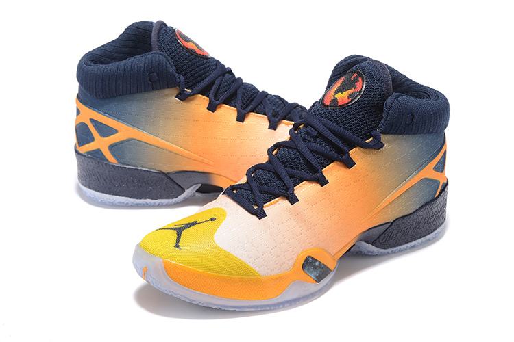 Air Jordan 30 Westbrook Yellow Black White Orange Shoes